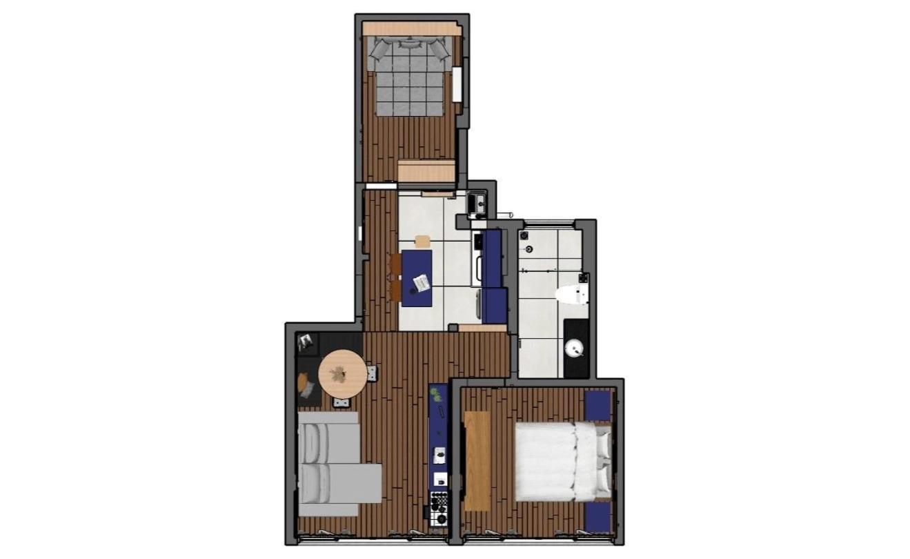 Apartamento Moderno 2qtos A 170m Da | Fs 42/902